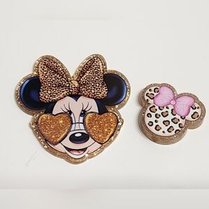 Flatback Mouse Focal Beads Leopard Acrylic Badge Keychain Crafts Bag Clip Hair‎